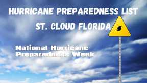 Hurricane Preparedness List