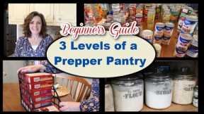 3 BASIC LEVELS OF A PREPPER PANTRY | UPDATED PANTRY TOUR  #beginnerprepper #shtf #howtostartprepping