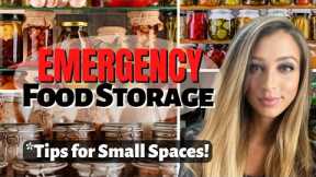 Emergency Food Storage | Creating Space for Food Storage | Prepper