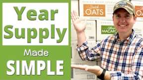 Year Supply of Food | Long-Term Food Storage Made Easy