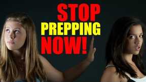 You are NOT a PREPPER! Just GIVE UP!