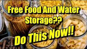 Prepping On A Budget: Food Storage/Water Storage Tips