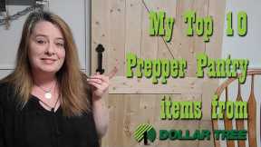 My Top 10 Prepper Pantry  Food items from Dollar Tree ~ Food Storage