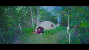 Girl Build The Most Creative Underground House by Ancient Skills