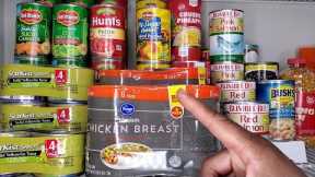 PREPPER PANTRY | Building a 3 month food supply