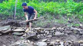 Survival Skills In The Rainforest, Bushcraft Survival, Primitive skills - Farm Building #6