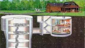 Shipping container homes underground - earth-cooled, shipping container underground ca home for 30k