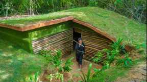 Build The Most Beautiful Underground House Villa by Ancient Skills