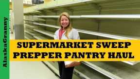 Supermarket Sweep Prepper Pantry Haul
