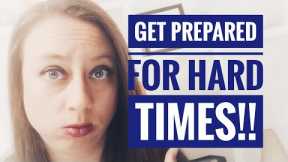 PREPPING - GET PREPARED FOR HARD TIMES - EMPTY SHELVES - FOOD SHORTAGES - PREPPERS 2022