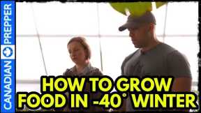 How to Survive Winter | Grow Food in -40° in a Passive Solar Greenhouse