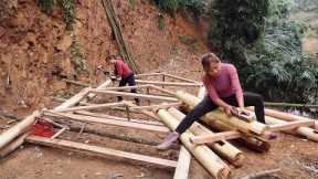 Build a Survival Shelter From Bamboo, Wood Natural Forest . Survival Skills. Ep 5.