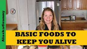 Food Storage For One Year...Basic Foods To Keep You Alive...LDS Mormon Church