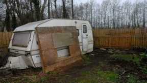 Now that's an underground operation! Gang cut trapdoor in caravan leading to subterranean