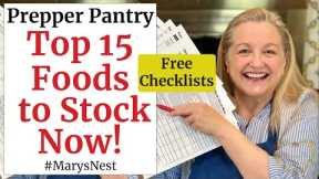 Top 15 Foods to Stock Up On Now for Your Prepper Pantry
