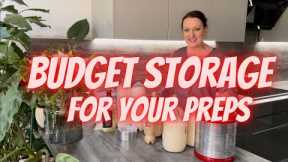 Storing your stockpile | Prepper storage container ideas| storing food long term | UK prepper