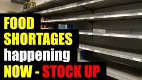 JUST RELEASED - SHORTAGES happening NOW – STOCK UP!