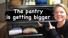New Pantry Space / Food Storage  #homesteading #pantry #canning #prepping
