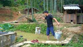 Harvesting peaches, Soaking rice for seeding, making beds for seeding - Forest life skills DT