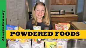 Powdered Foods To Stockpile...Prepping Food Storage