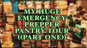 Look Inside My HUGE Prepped Food Pantry | PREPPED PANTRY
