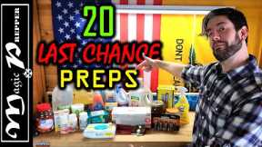 Last Trip To The Store Before SHTF | 20 Prepping Items To Grab