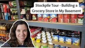 My Food Storage Stockpile Tour | Building My Own Grocery Store in My Basement