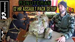 Minuteman 12 Hour Assault Backpack Load