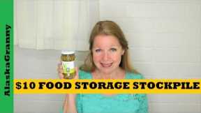 $10 Food Storage Stockpile Prepper Pantry Finds Dollar Tree