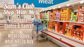 SAM'S CLUB SHOP WITH ME HAUL | BUDGET MEAL PREP | FOOD STORAGE PANTRY TOUR LARGE FAMILY MEALS