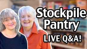 Get All Your Prepper Pantry Stockpile Questions Answered! LIVE at 4:30 PM Mountain!