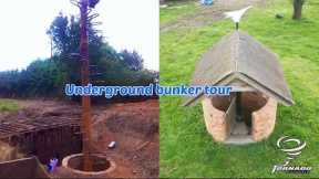 Underground bunker tour using ww2 well and shipping container buried in my back garden