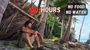 I SURVIVED 100 Hours on a DESERTED ISLAND | NO FOOD NO WATER | Survival Challenge | Ep.1