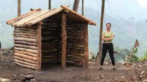 Migrate to a new land: Building A Log Cabin, Amazing OFF GRID CABIN