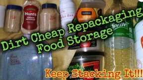 Super Cheap Long Term Food Storage/Less Money on Storage...More Money for FOOD! Keep Prepping!