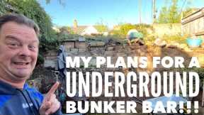 Underground Bunker Build , Part 1 Explaining My Plans & Showing Just How Far We Are In The Ground