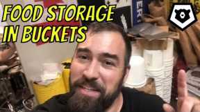 Food Storage in Buckets How-To for SHTF Prepper