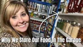 All the Areas We Store Our Food | Food Storage | Large Family Preppers
