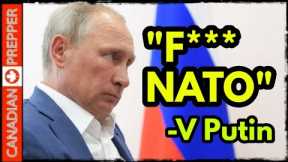 BREAKING! PUTIN SAYS F*** NATO WILL ATTACK AIRBASES , GERMANY TO GET NUKES! 3 WEEKS TO VILNIUS!
