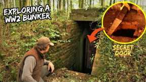 EXPLORING A WW2 BUNKER and Opening the 'SECRET DOOR' hidden in the Floor. Mystery Finally Solved!