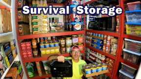 WOW!!! Prepper Pantry Survival Food Storage EcoFlow power generator and Garden Harvest