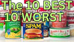 The 10 Best And 10 Worst Canned Foods For Long-term Food Storage