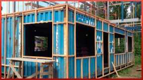 Man Builds Amazing DIY Container Home | Low-Cost Housing | @choigotv001