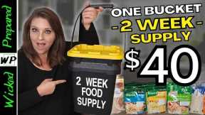 Make this SURVIVAL BUCKET while there's still time! Save money |DIY| Prepping for SHTF 2023