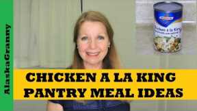 Chicken A La King Food Storage Stockpile Meal Ideas...Prepper Pantry Shelf Meals In A Bag