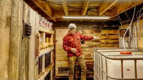 Root Cellar Build Start to Finish & Tour | Storing Food for 25 Years Off Grid, A Year's Food for 2