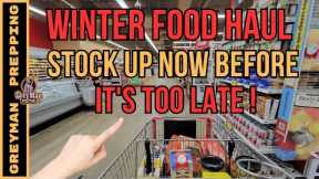Winter Food Haul | Stock Up Before It's To Late!