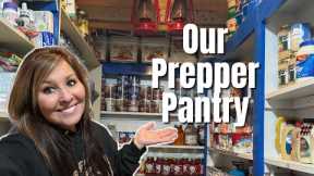 Prepper Pantry ✨2024✨| Food Storage Ideas | ‼️‼️Emergency Pantry‼️‼️