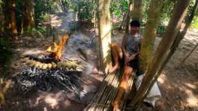 Homeless Survival - Build a new place in the forest and find grilled fish for food