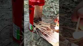 🔥Bushcraft  Skills #outdoors #camping #survival #forest #bushcraft